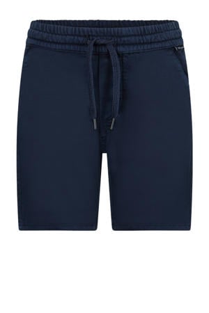 straight sweatshort donkerblauw