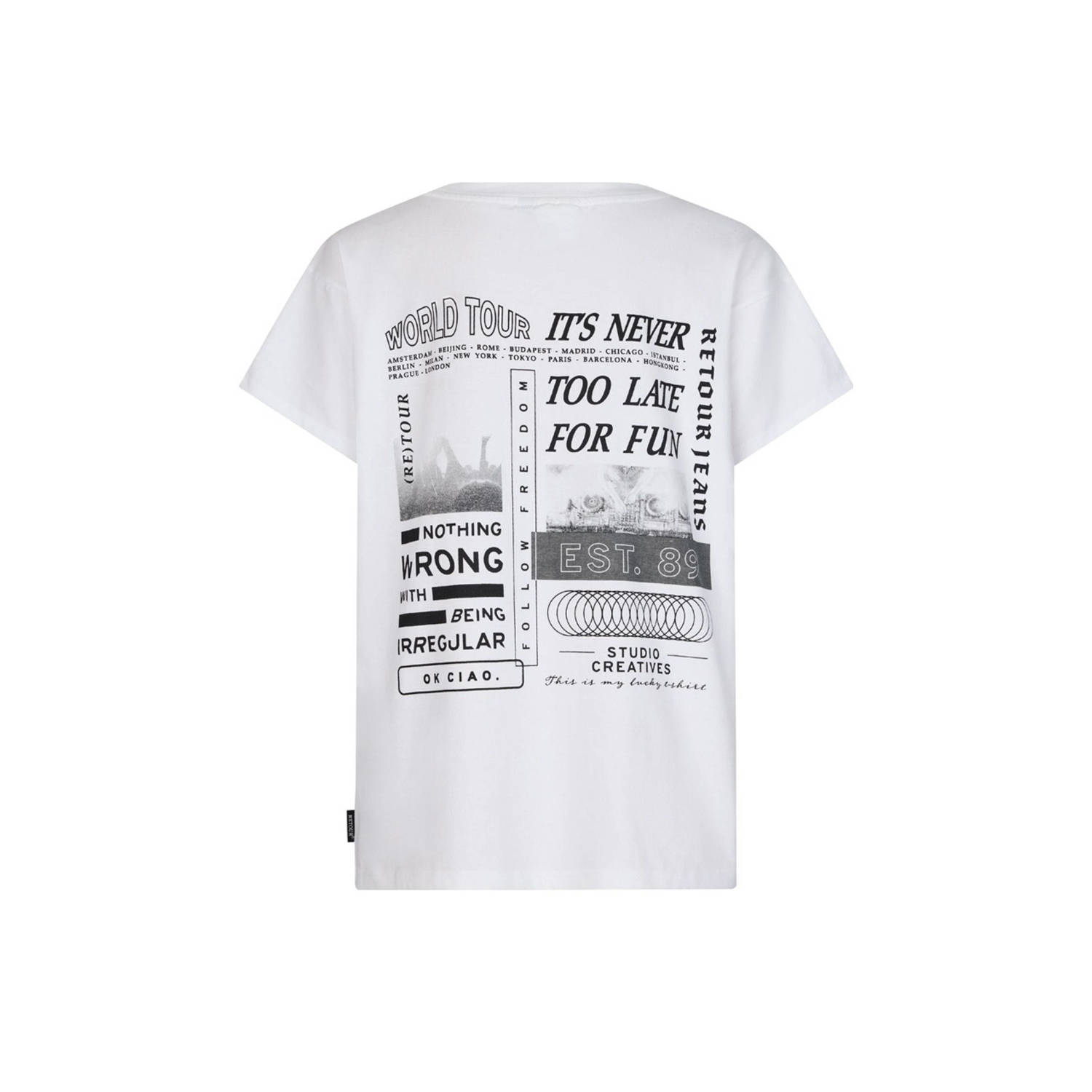 Retour Jeans T-shirt wit
