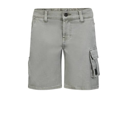 Retour Jeans denim relaxed cargo short groen afbeelding