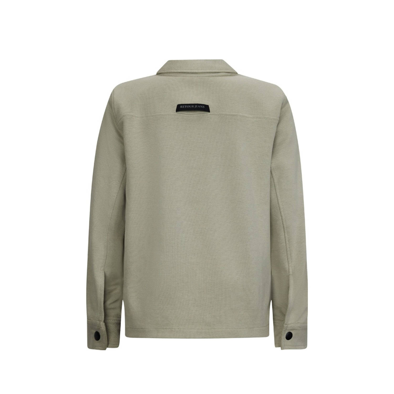 Retour Jeans overshirt zachtgroen