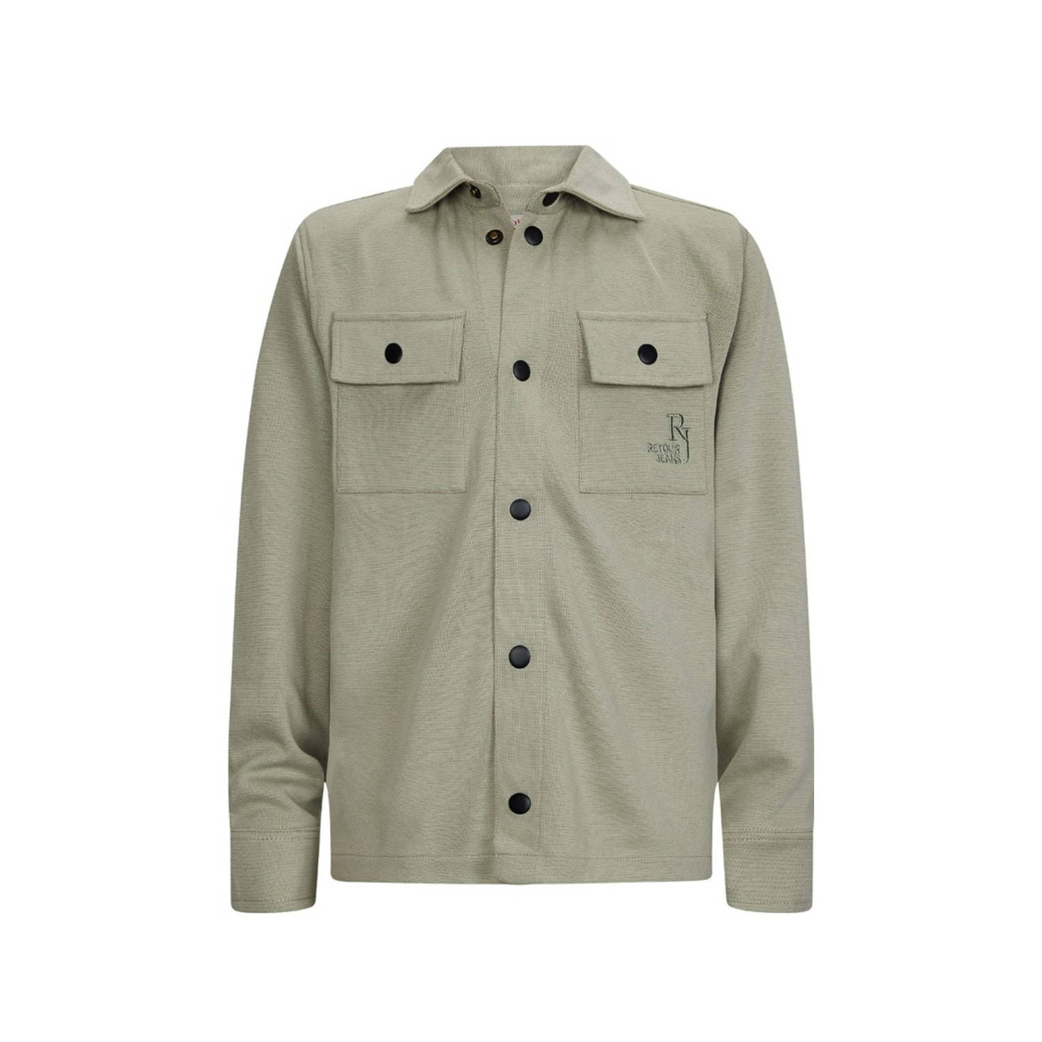 Retour Jeans overshirt zachtgroen