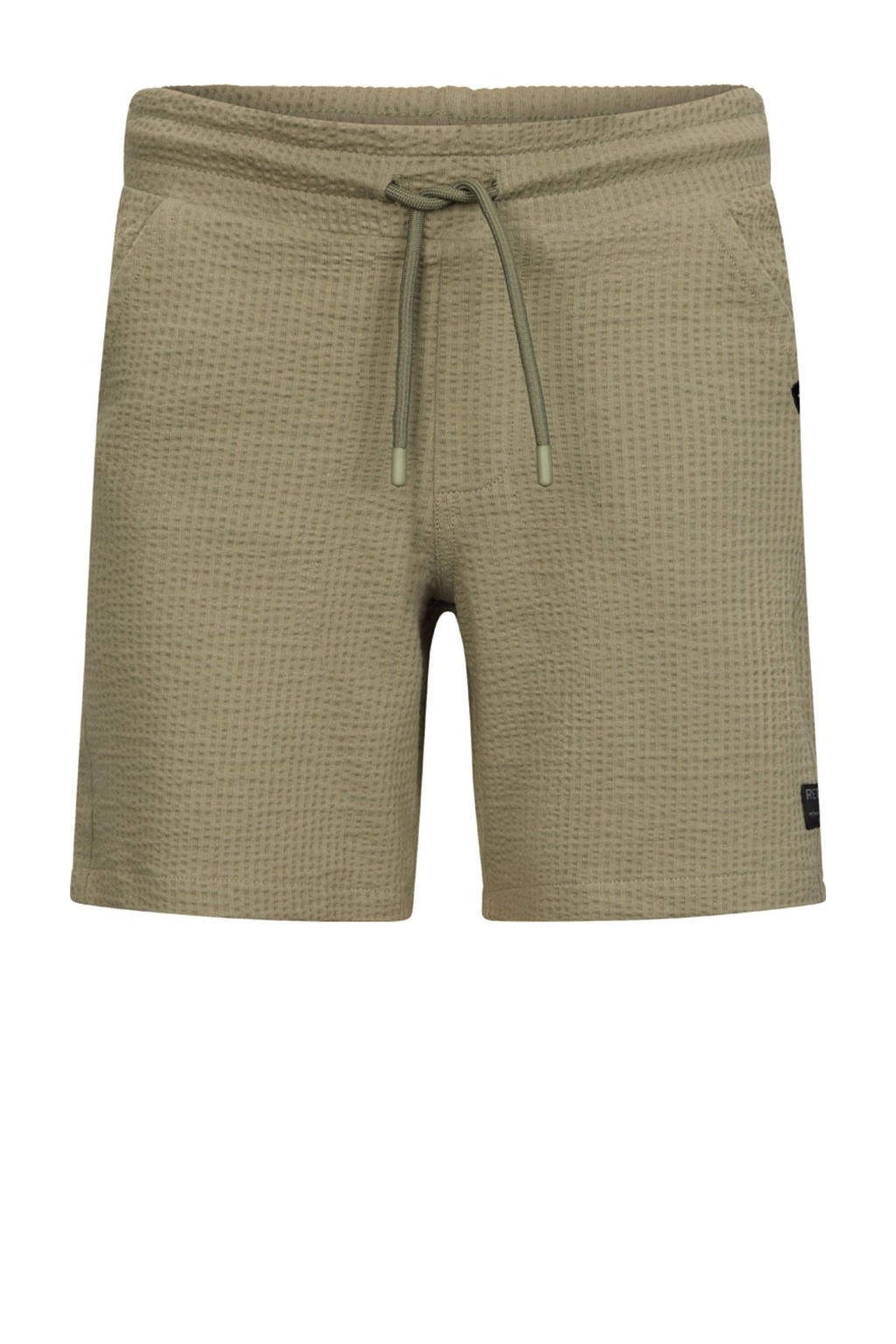 Groene jongens Retour Jeans straight casual short van stretchkatoen met regular waist en effen