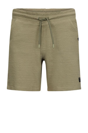 straight casual short groen