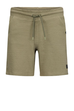 straight casual short groen