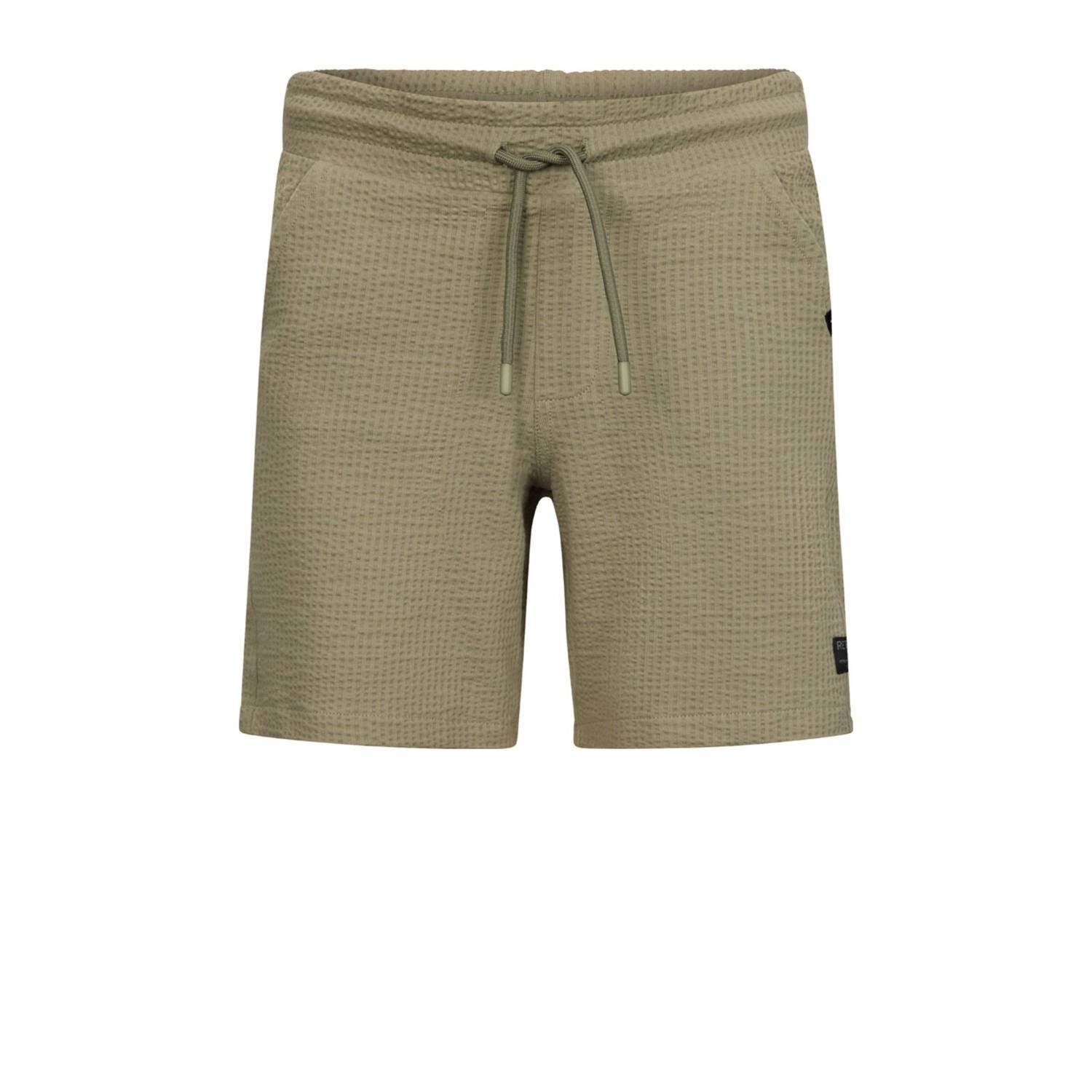 Retour Jeans straight casual short groen