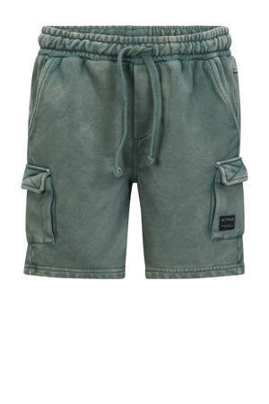 relaxed cargo sweatshort groen