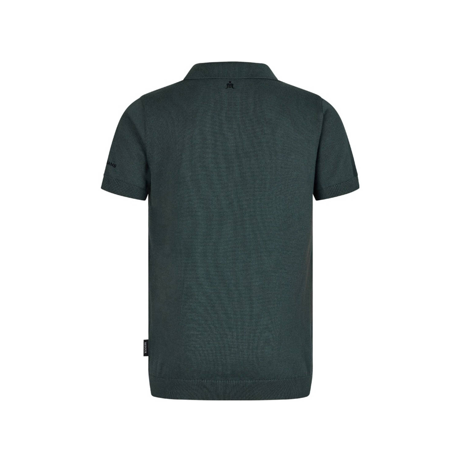Retour Jeans polo groen fijn gebreid