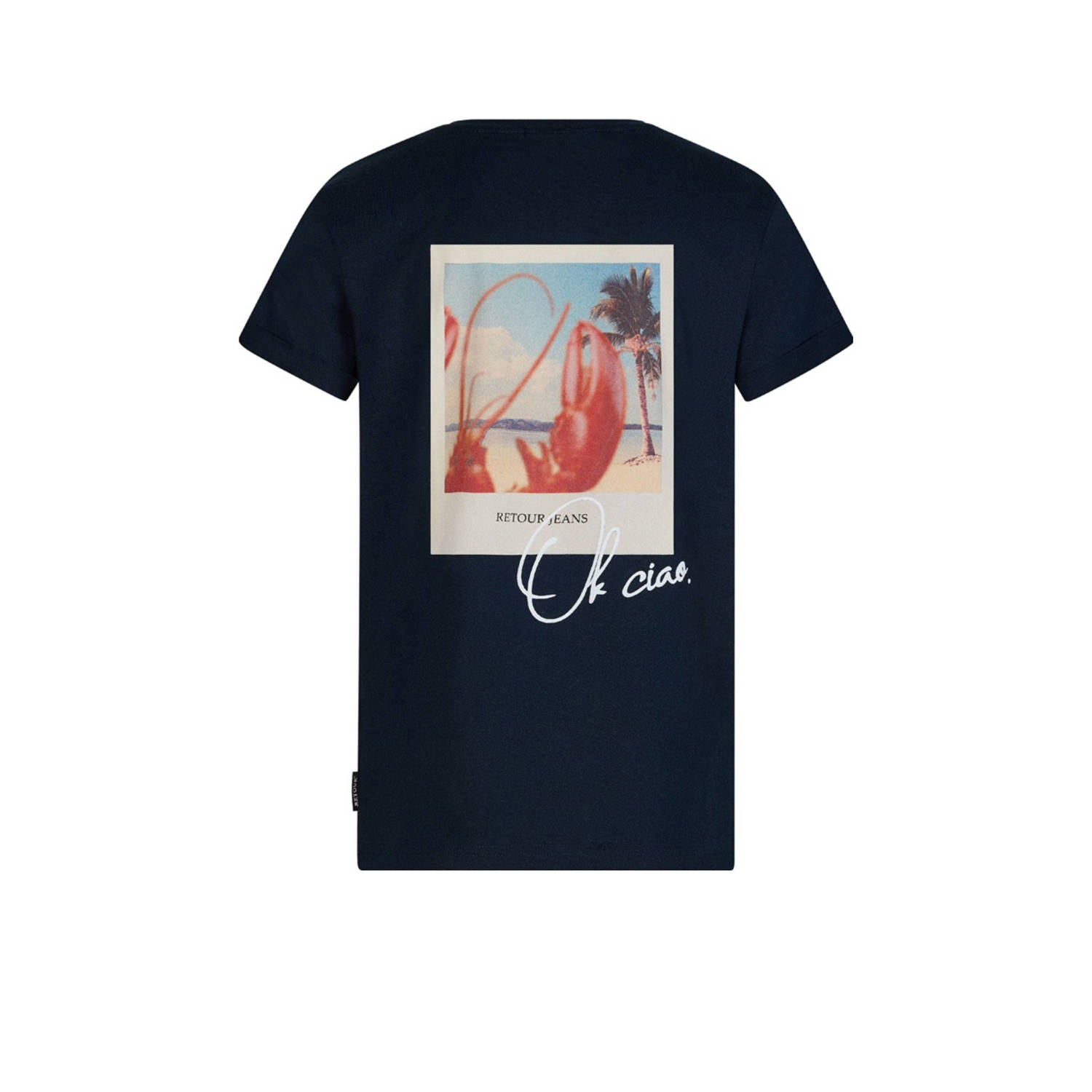 Retour Jeans T-shirt donkerblauw