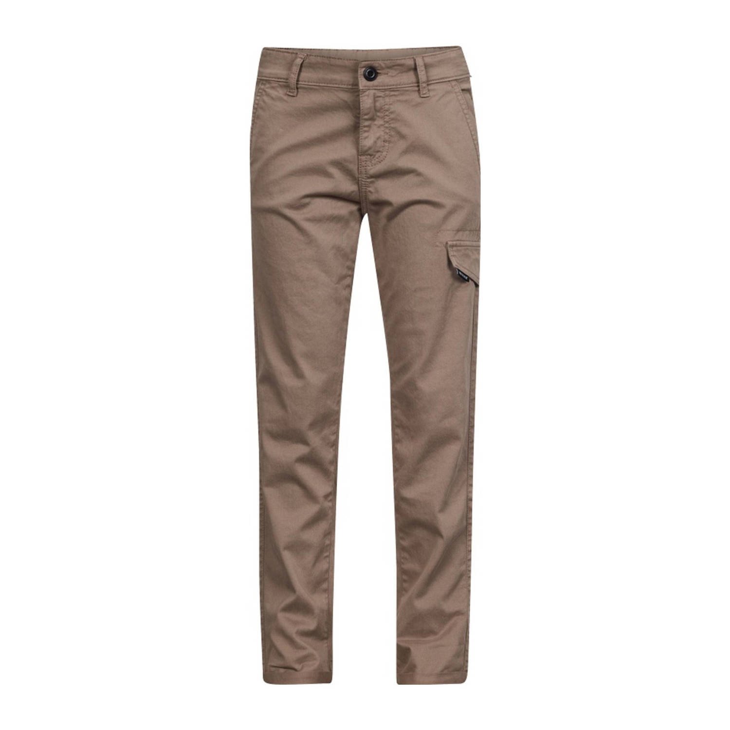 Retour Jeans straight casual broek bruin