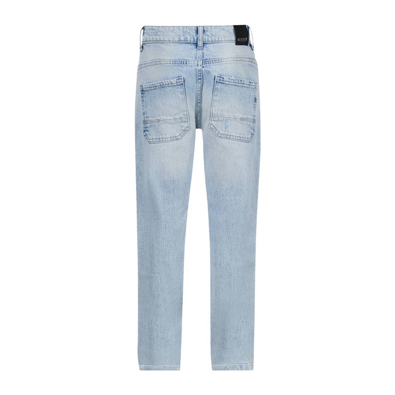 Retour Jeans relaxed loose fit jeans light blue denim