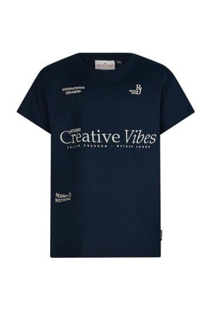 T-shirt donkerblauw