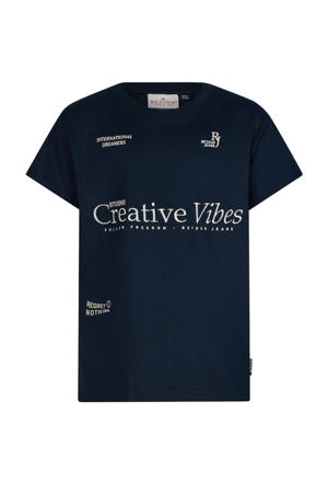 T-shirt donkerblauw