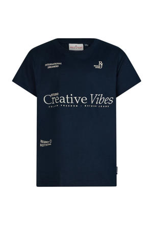 T-shirt donkerblauw