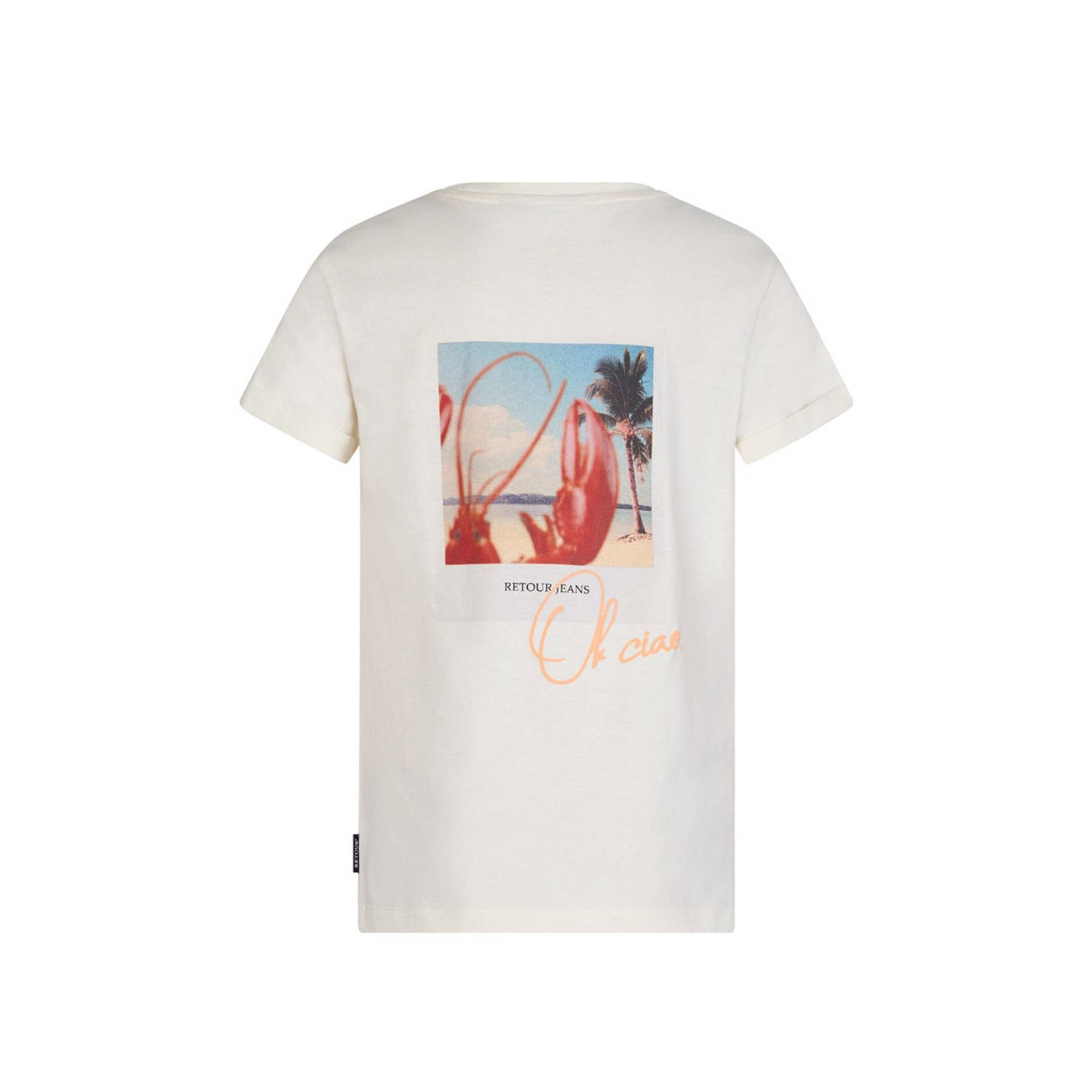 Retour Jeans T-shirt ecru