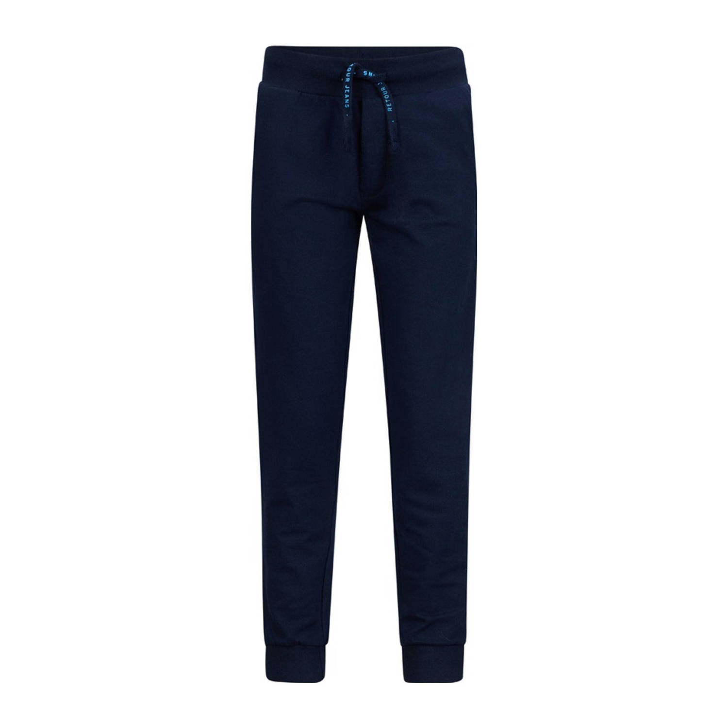 Retour Jeans straight joggingbroek donkerblauw