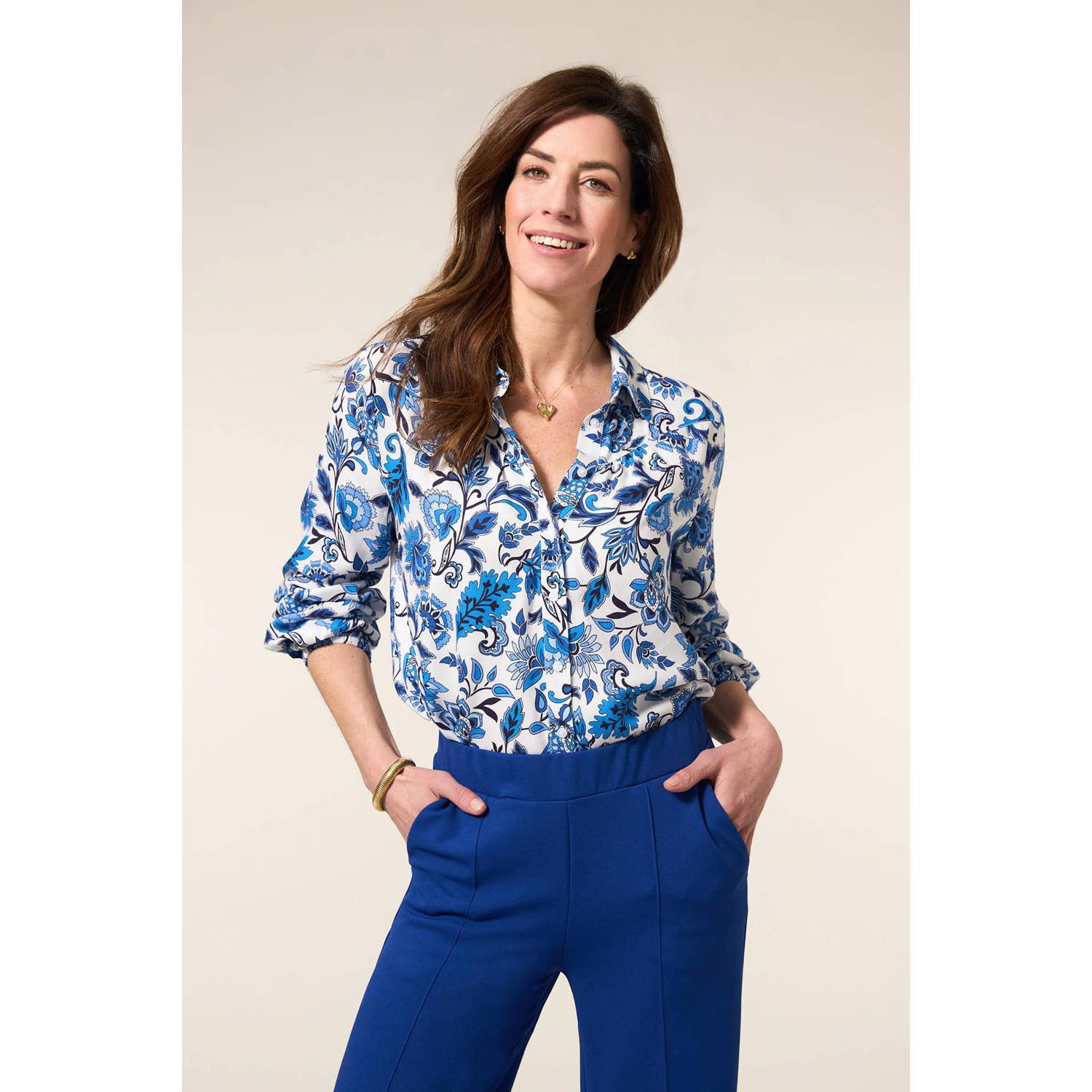 Miss Etam blouse blauw