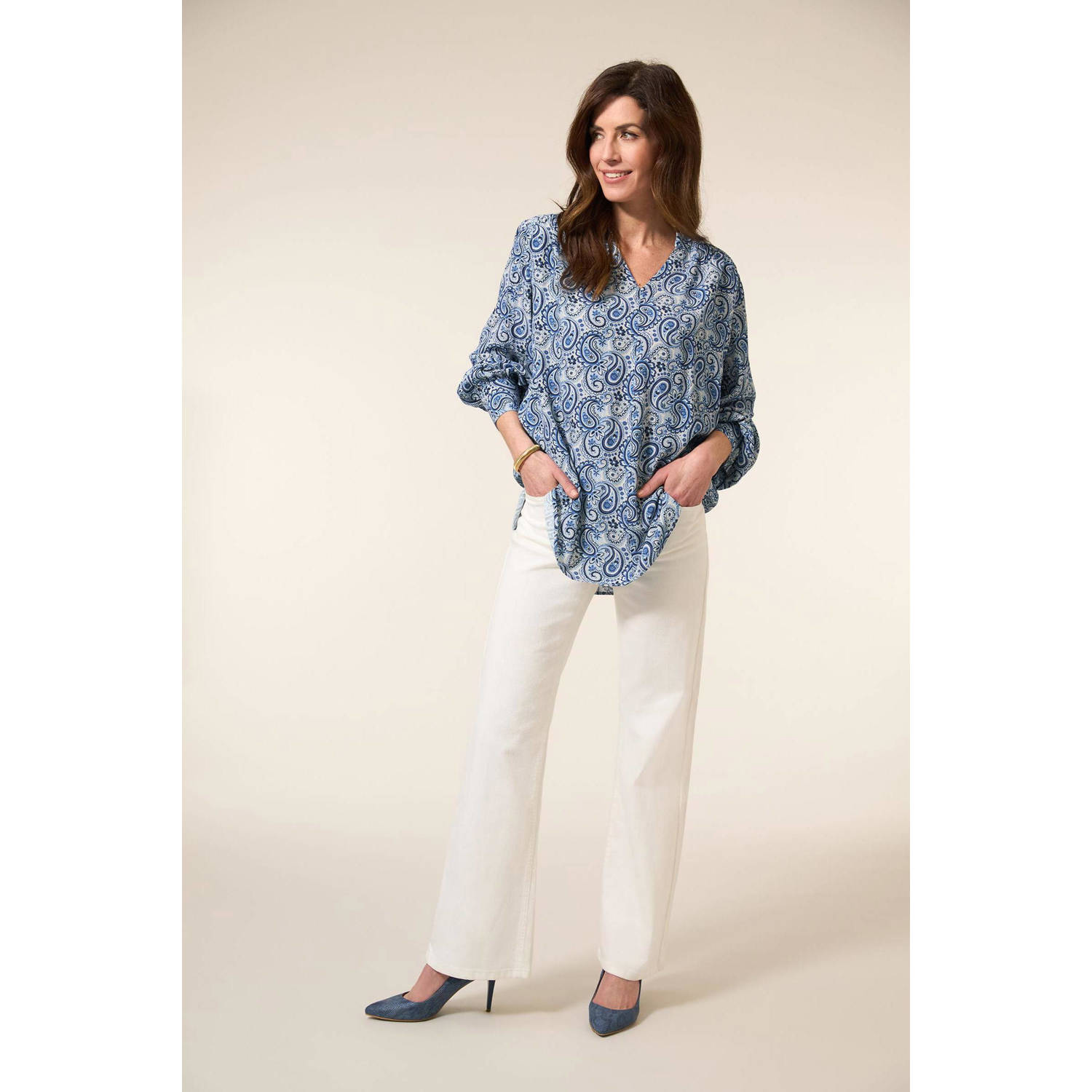 Miss Etam blousetop blauw