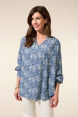 blousetop blauw