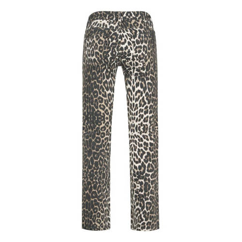 Miss Etam regular waist straight leg jeans panterprint afbeelding