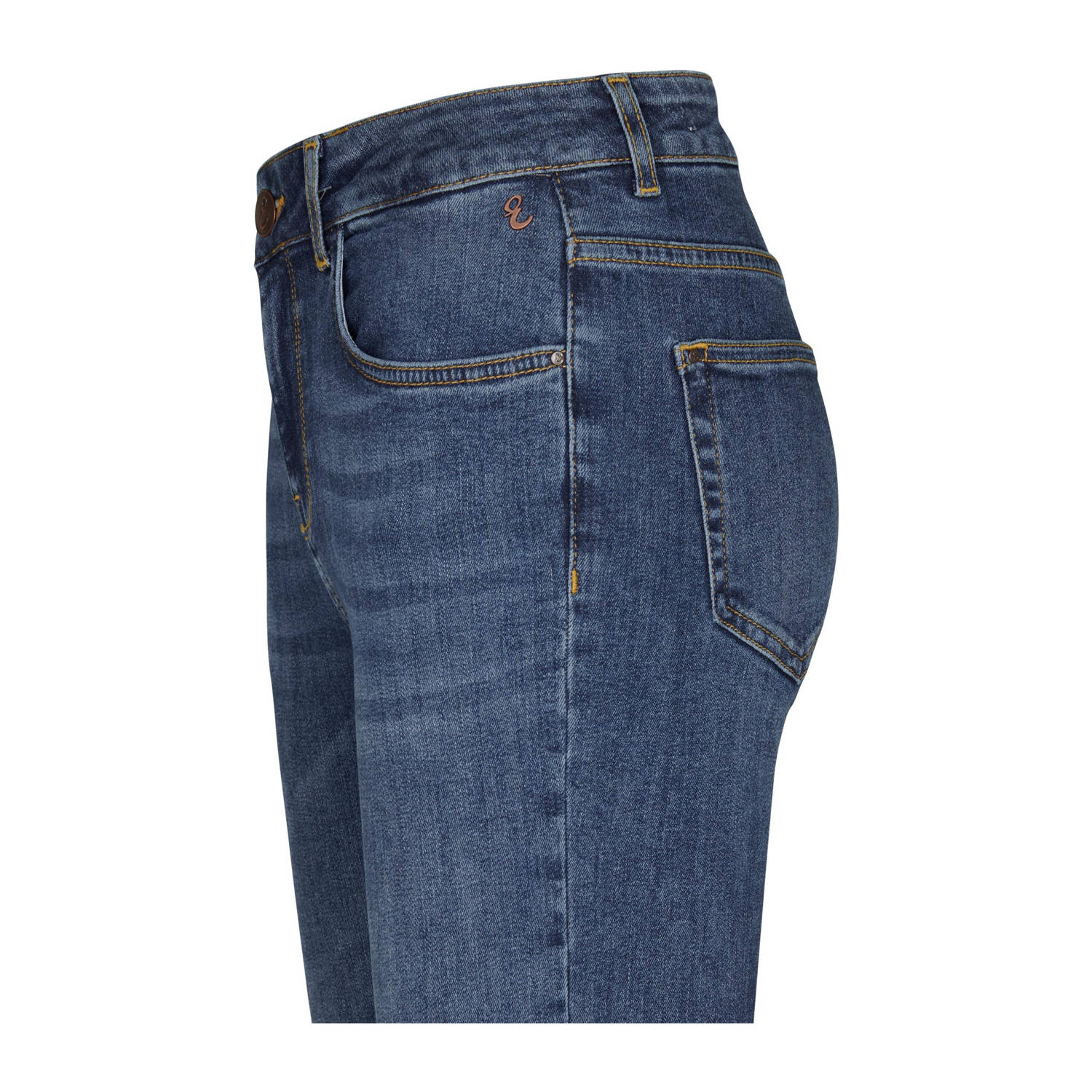 Miss Etam flared jeans medium blue denim