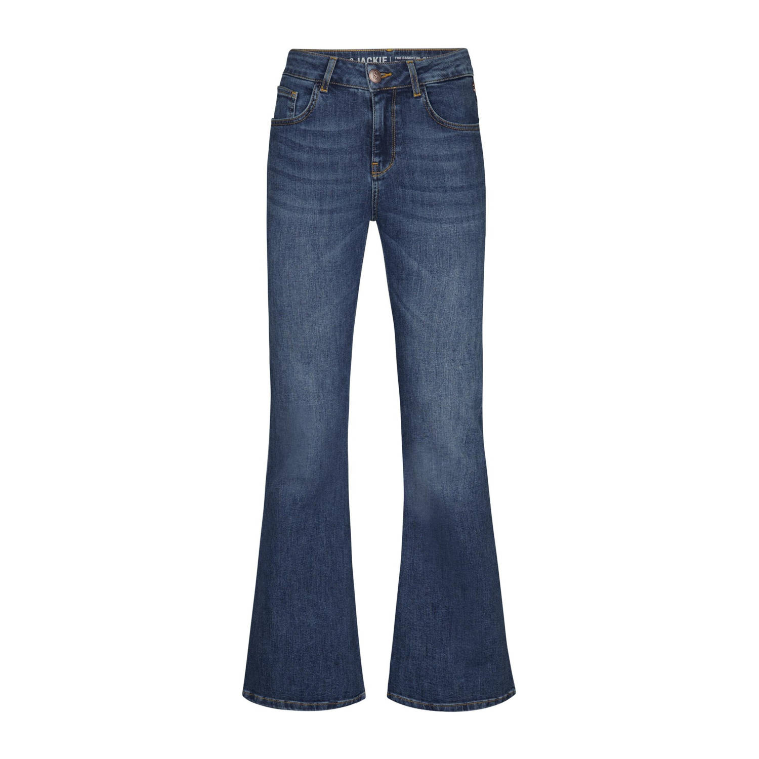 Miss Etam flared jeans medium blue denim