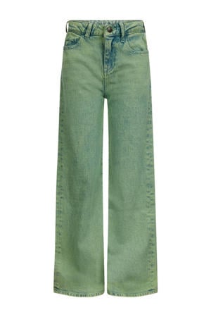 loose fit jeans groen