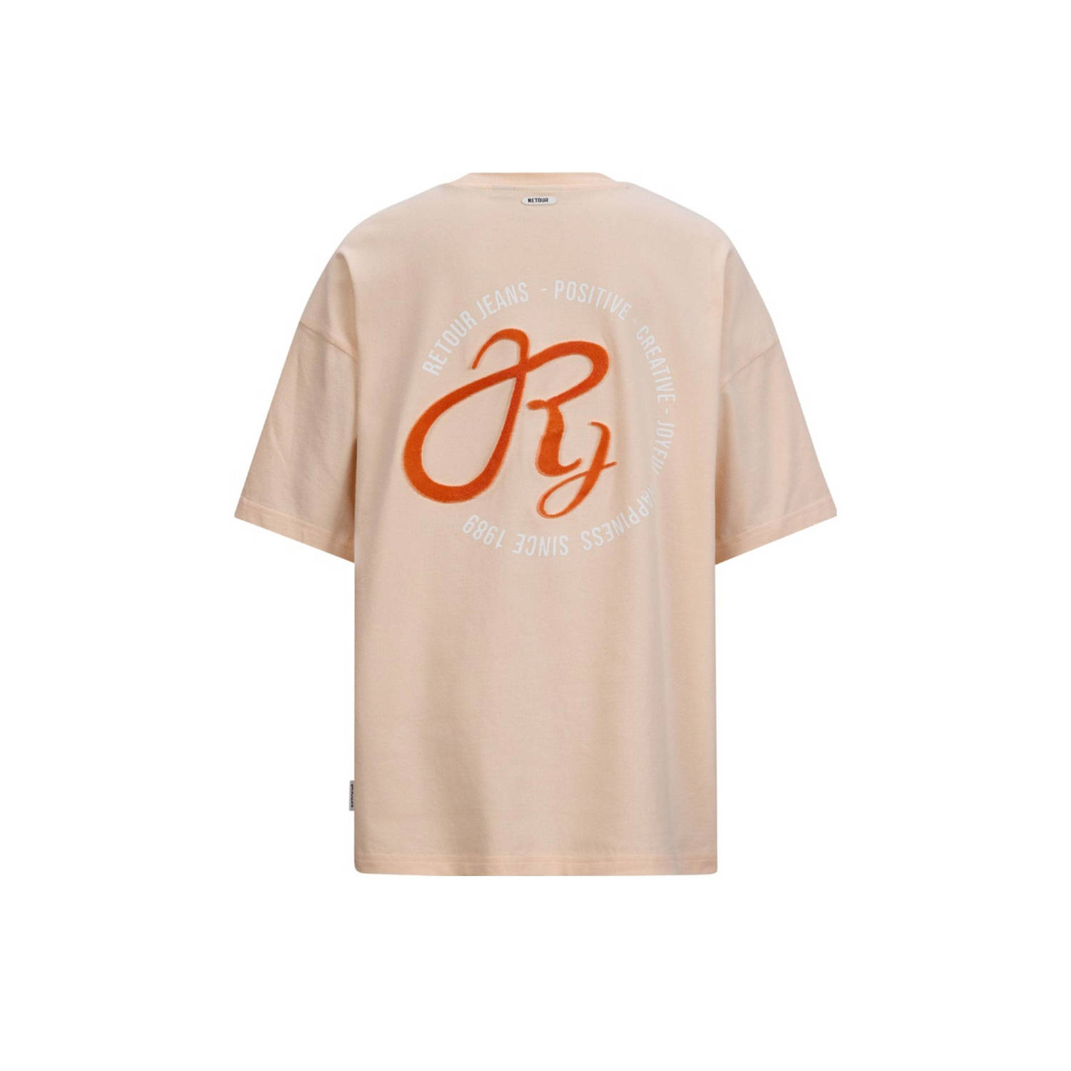 Retour Jeans T-shirt zalm