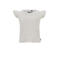 Retour Jeans T-shirt wit rib gebreid