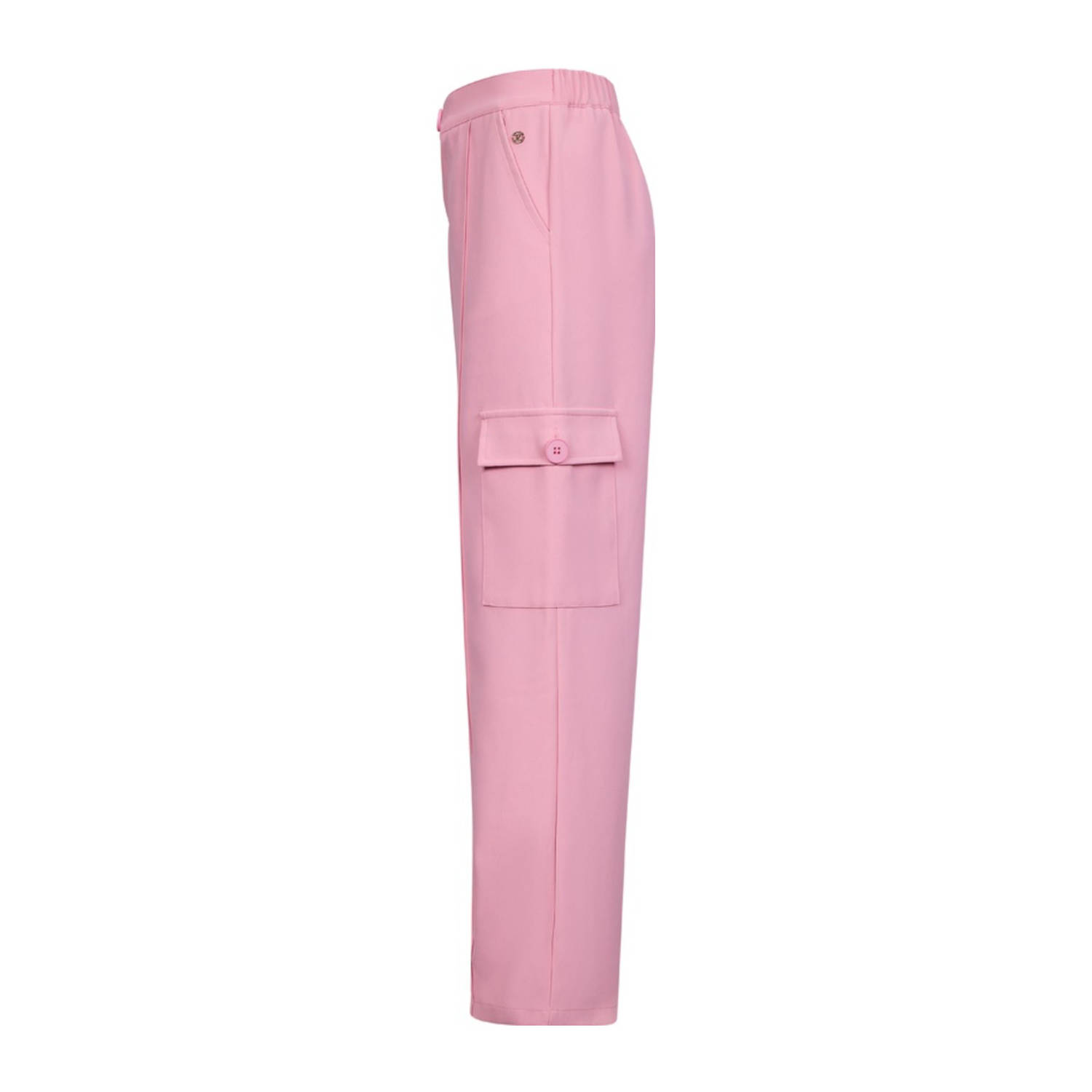 Retour Jeans loose cargo broek roze