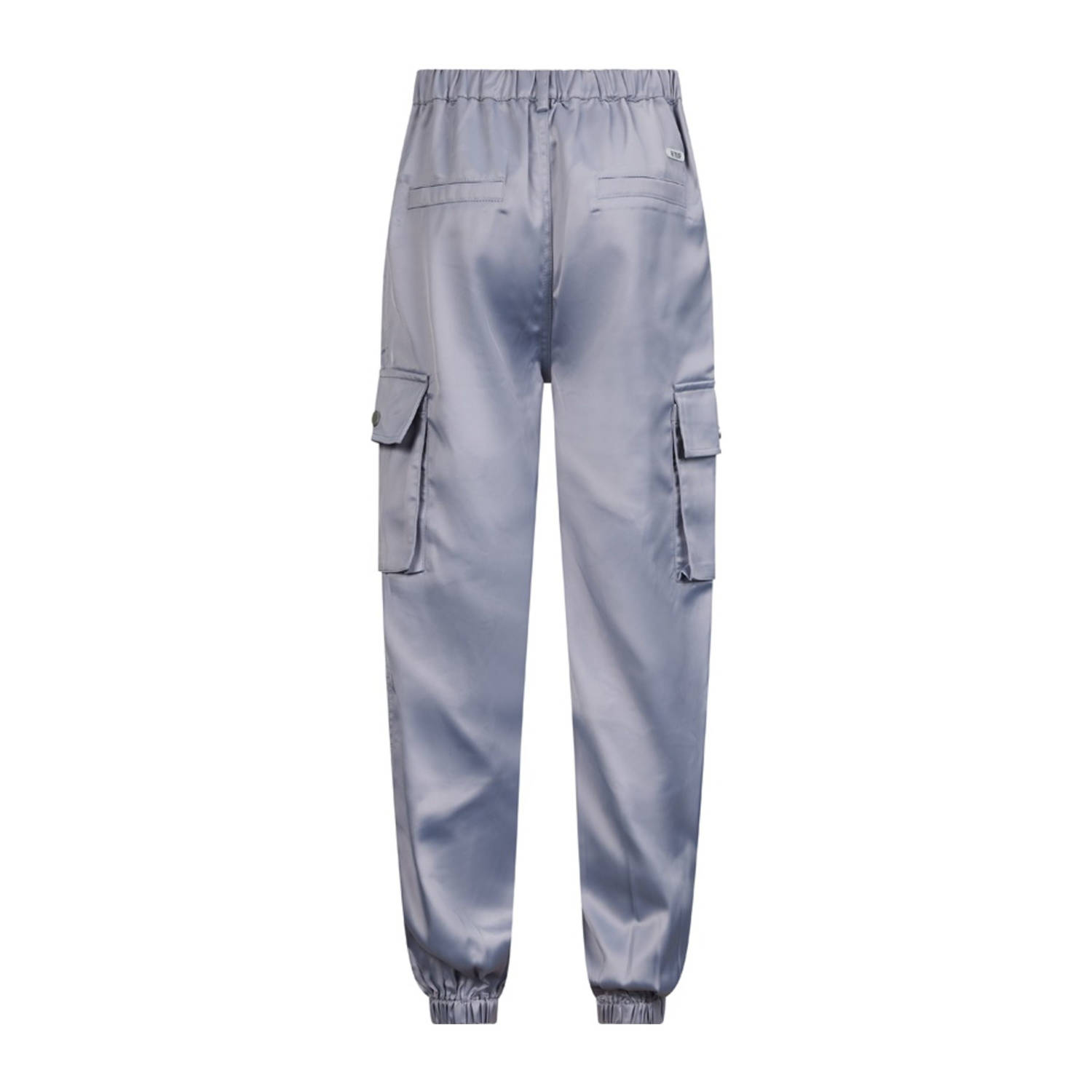 Retour Jeans loose cargo broek zilver