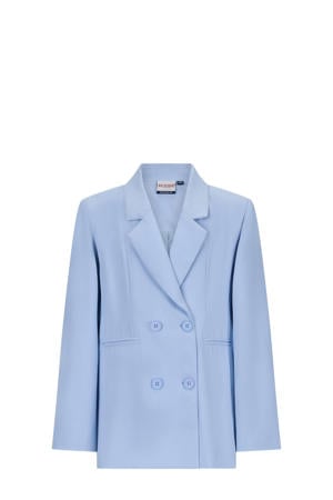 regular fit blazer lichtblauw