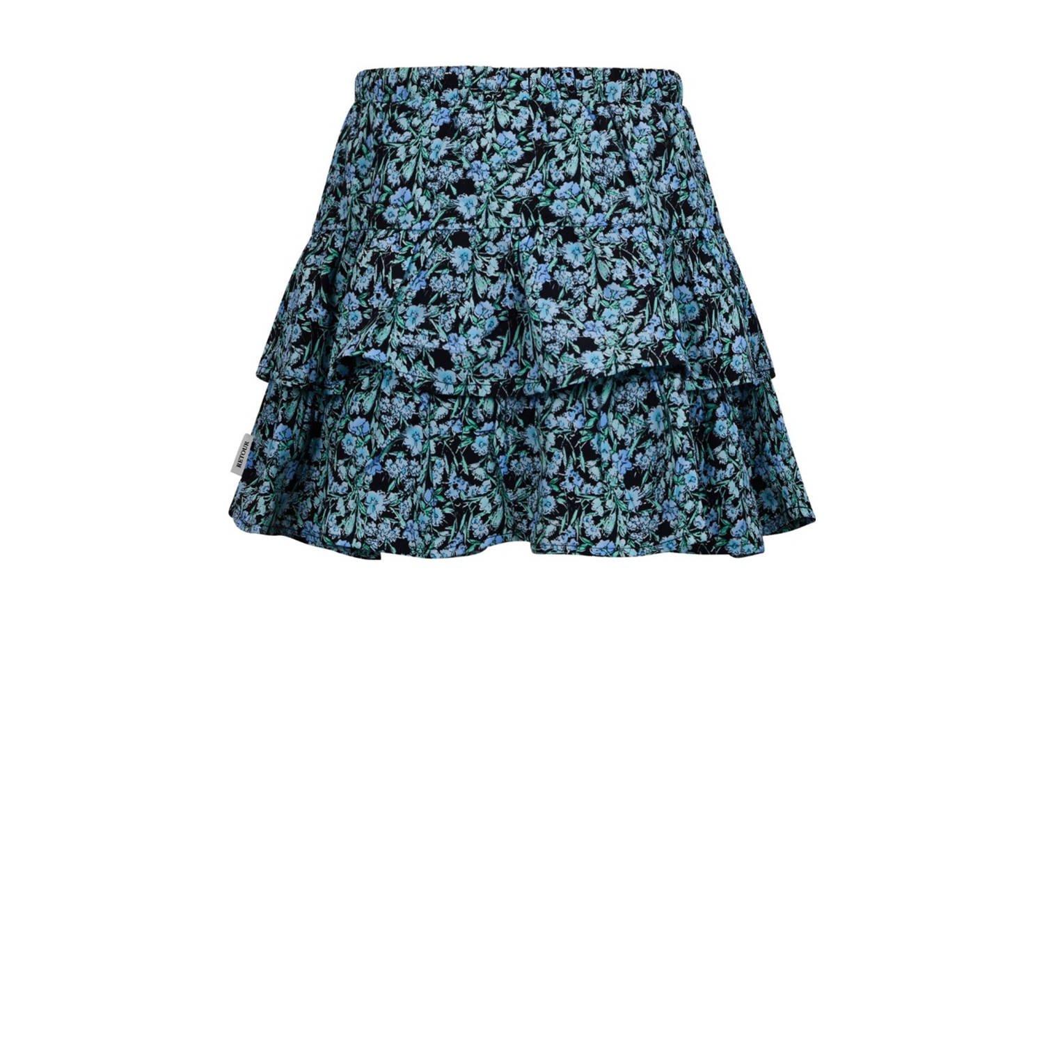Retour Jeans strokenrok zwart