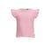 Retour Jeans T-shirt lichtroze rib gebreid