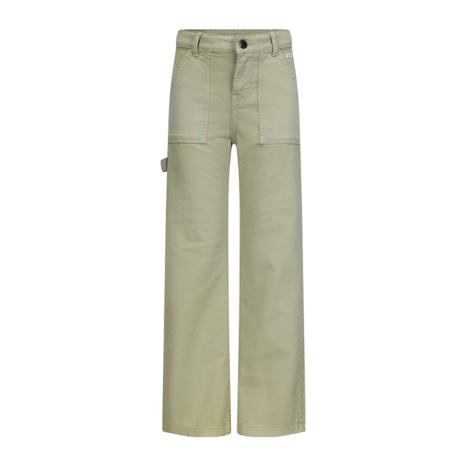 Retour Jeans loose casual broek groen