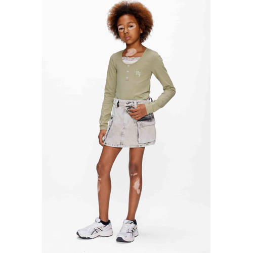 Retour Jeans denim spijkerrok grey denim afbeelding
