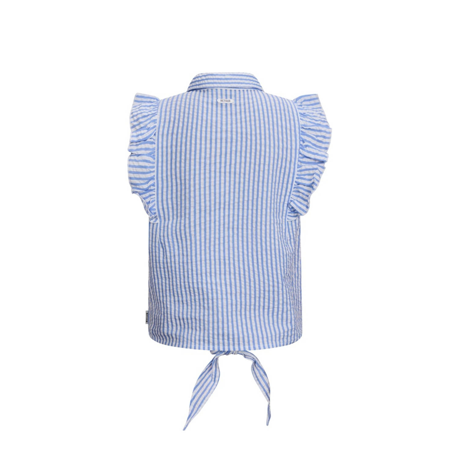 Retour Jeans blouse lichtblauw