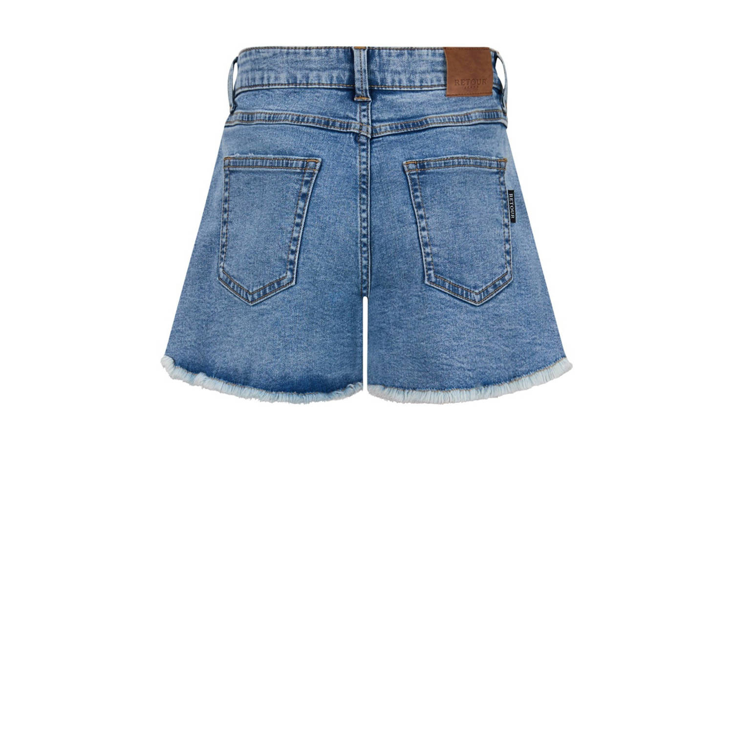 Retour Jeans denim loose short medium blue denim
