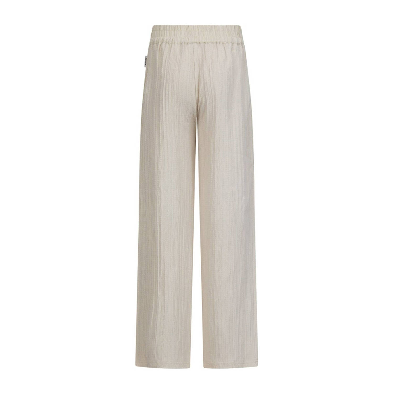 Retour Jeans loose casual broek beige