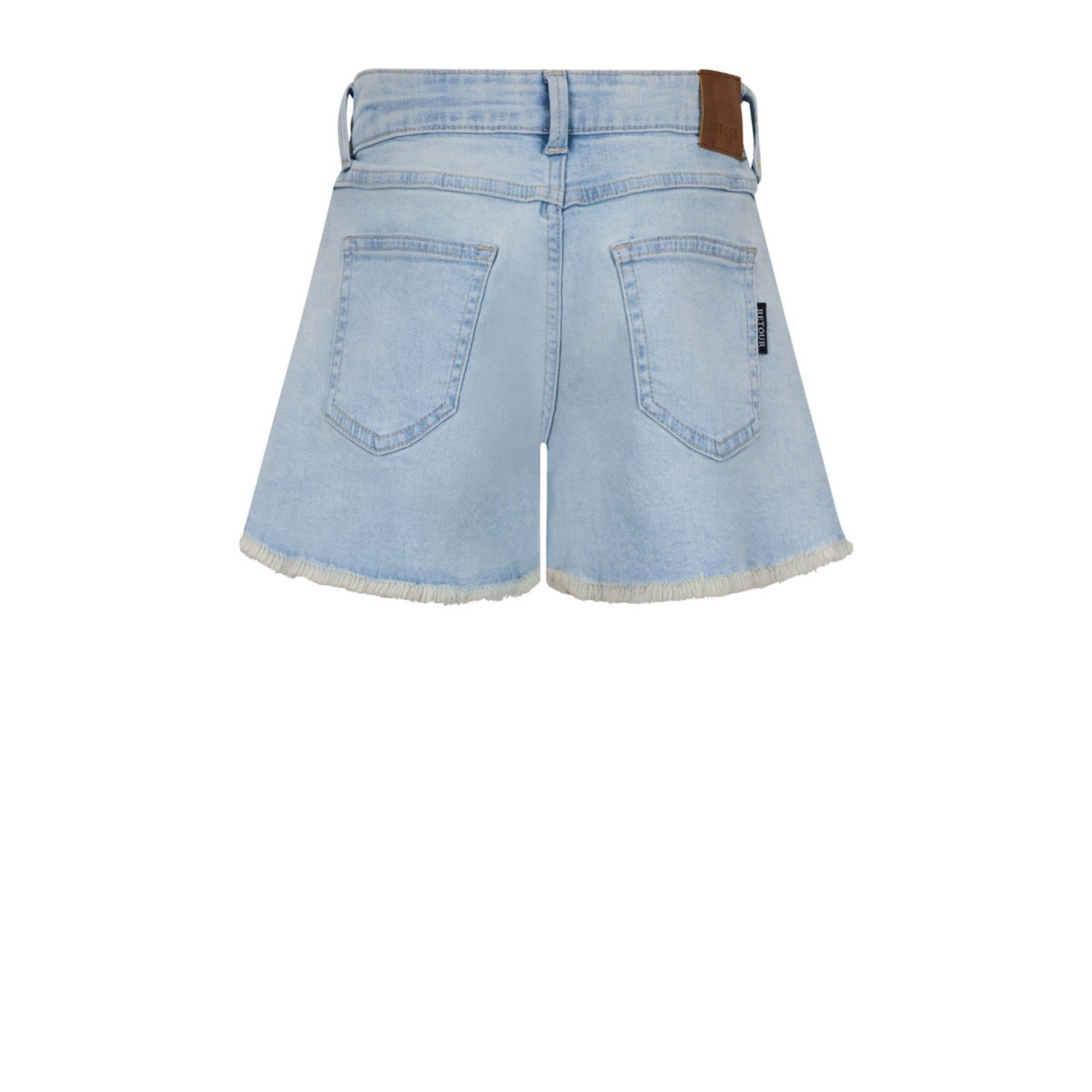 Retour Jeans denim loose short light blue denim