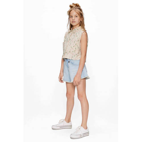 Retour Jeans denim loose short light blue denim afbeelding