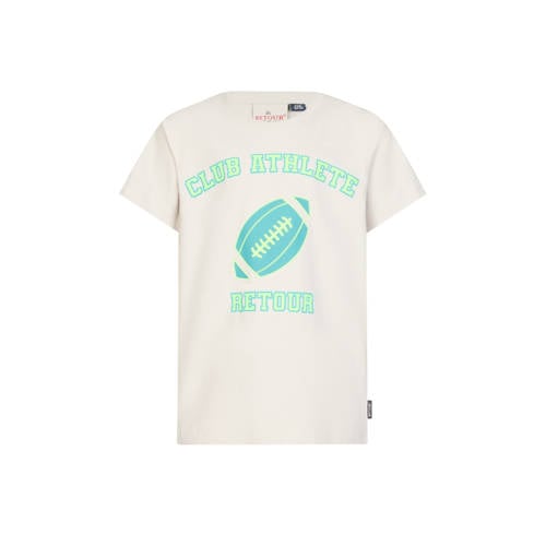 Retour Jeans T-shirt wit afbeelding