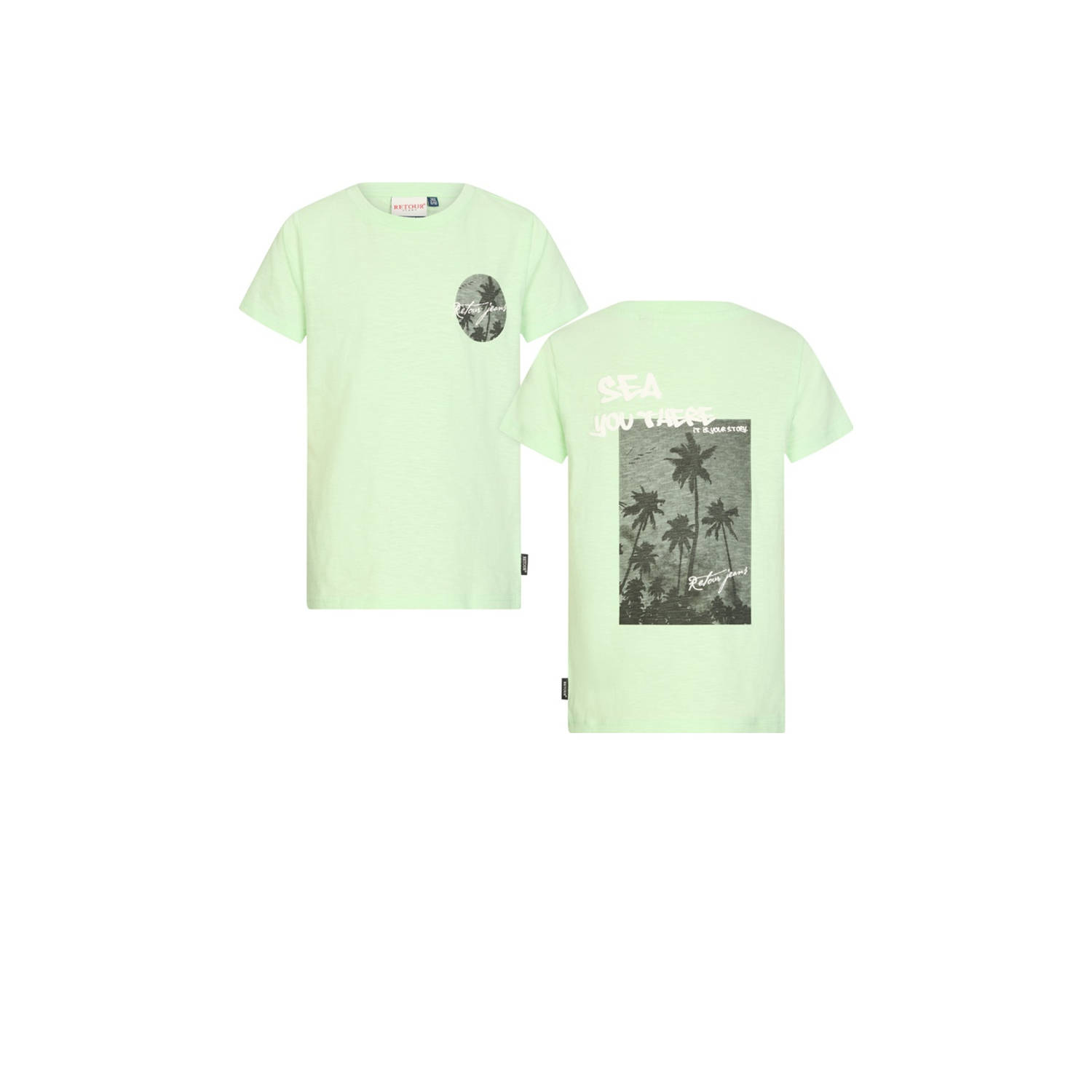 Retour Jeans T-shirt groen