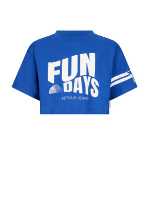T-shirt blauw