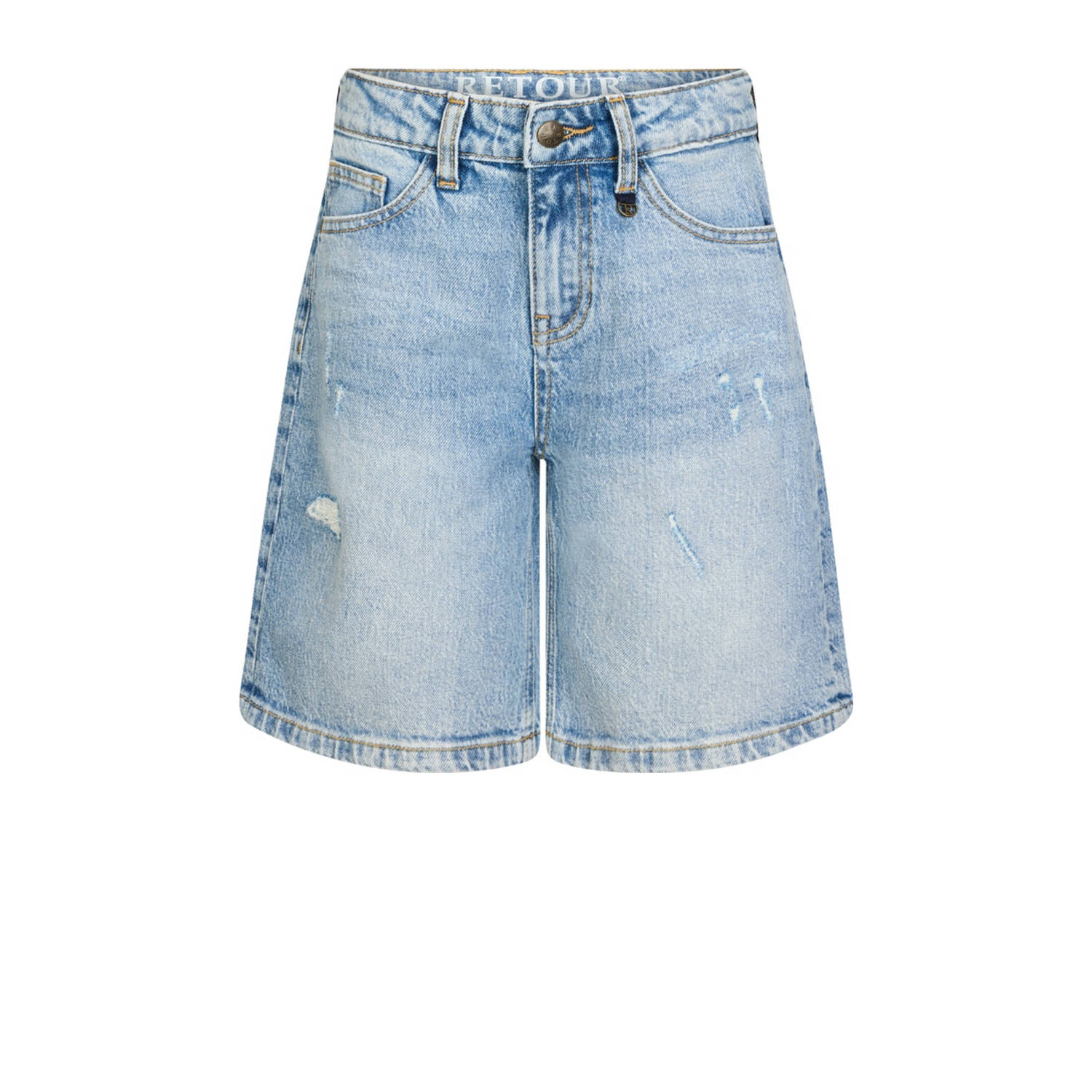 Retour Jeans denim loose short medium blue denim