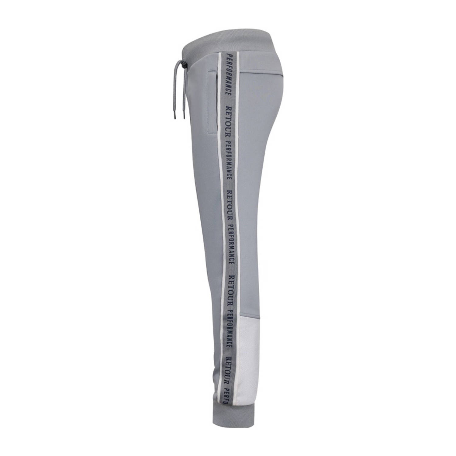 Retour Jeans Retour Performance regular joggingbroek grijs