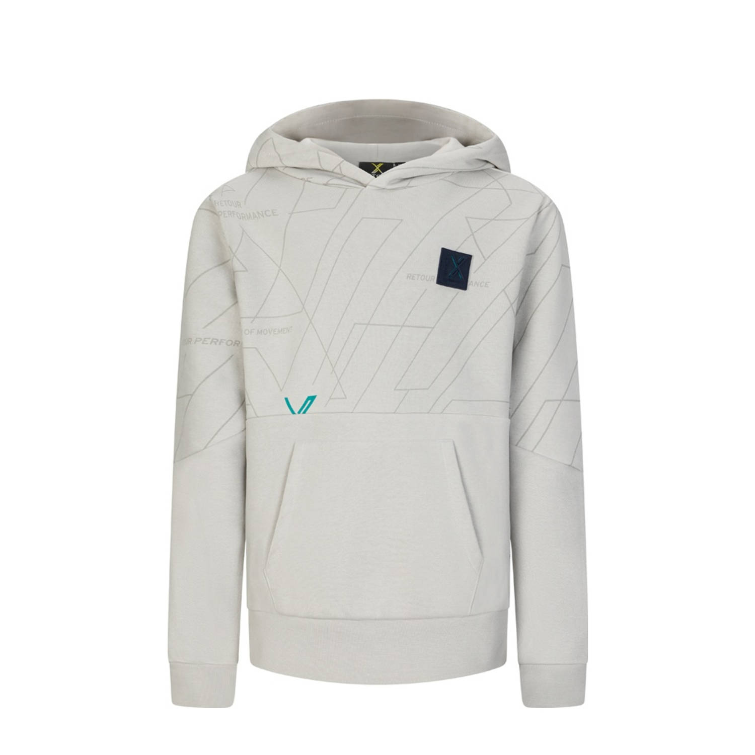 Retour Jeans Retour Performance hoodie grijs