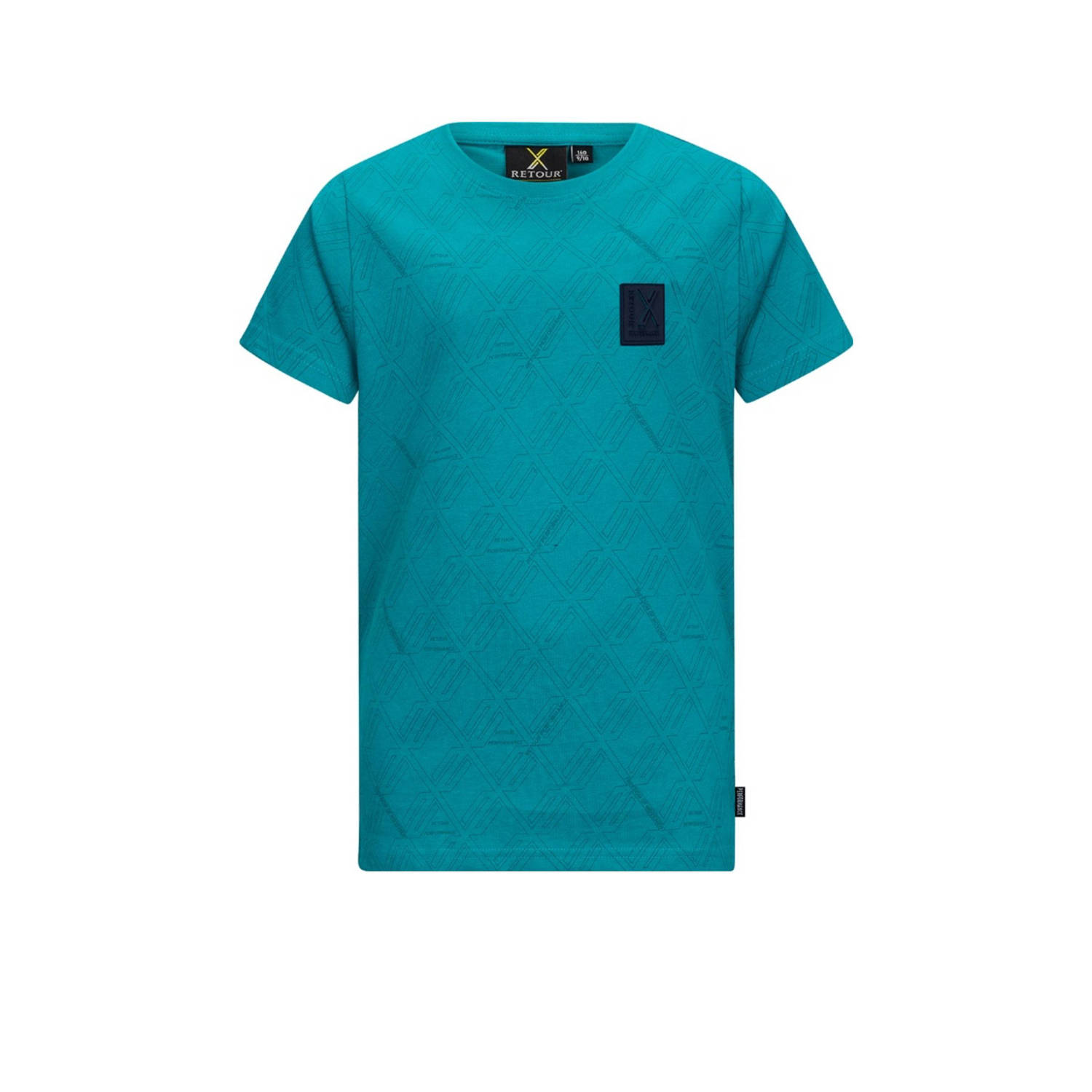 Retour Jeans Retour Performance T-shirt blauw