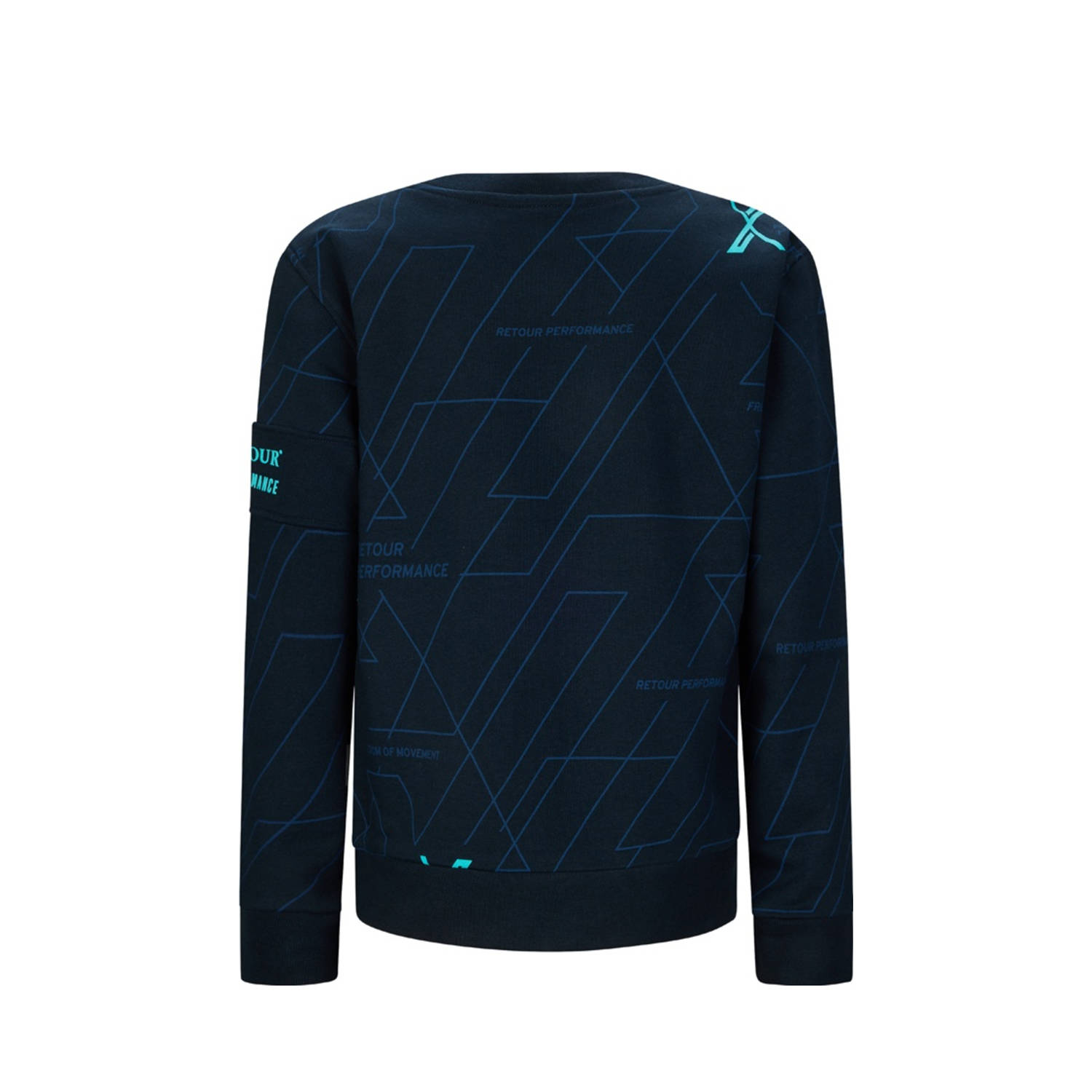Retour Jeans Retour Performance sweater donkerblauw