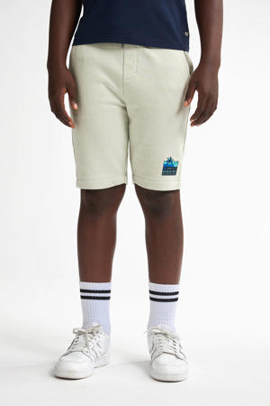 sweatshort lichtgroen