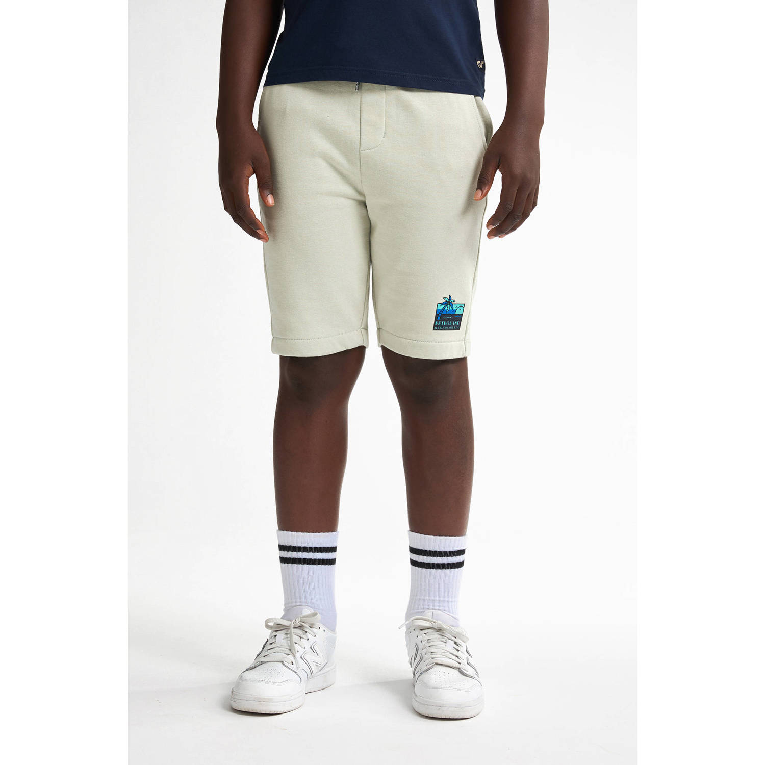 Petrol Industries sweatshort lichtgroen